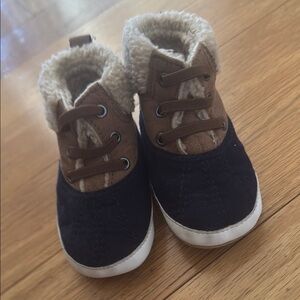 Cozy Brown and Black Kids Shoes